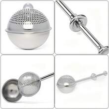 Stainless Steel Telescopic Powdered Sugar Shaker, Cocoa/Flour Sifter Dusting Wand For Baking - Multicolor - View 5