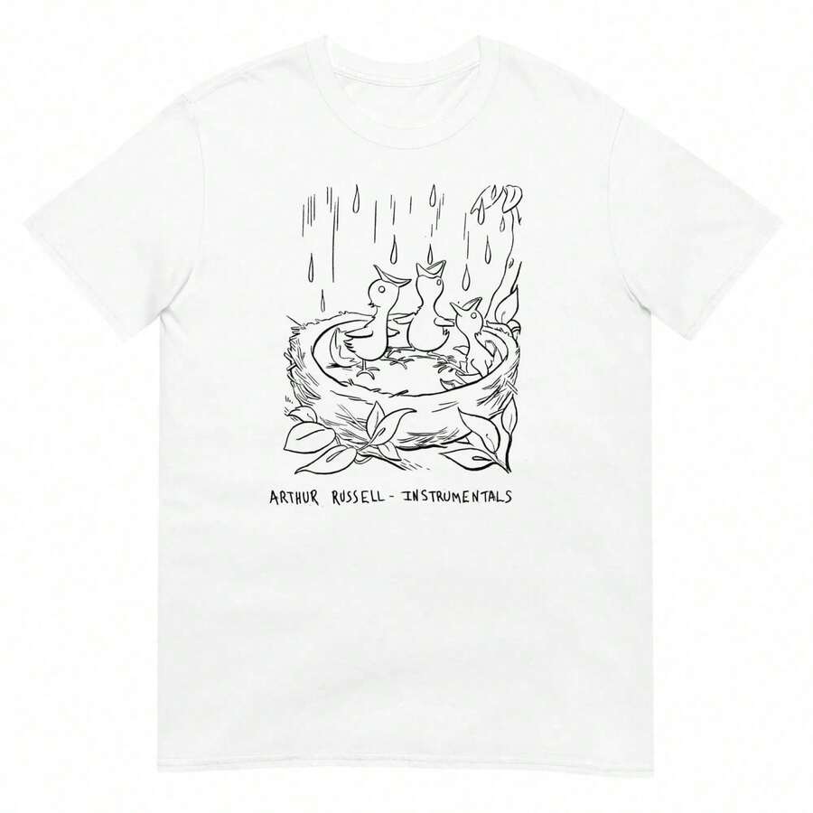 1 Piece Of Custom American Style Short Sleeve T-Shirt For Men And Women, Summer Couple Clothing, High-End Niche Brand, 180g 100% Cotton. - 白色 8 - 查看 1