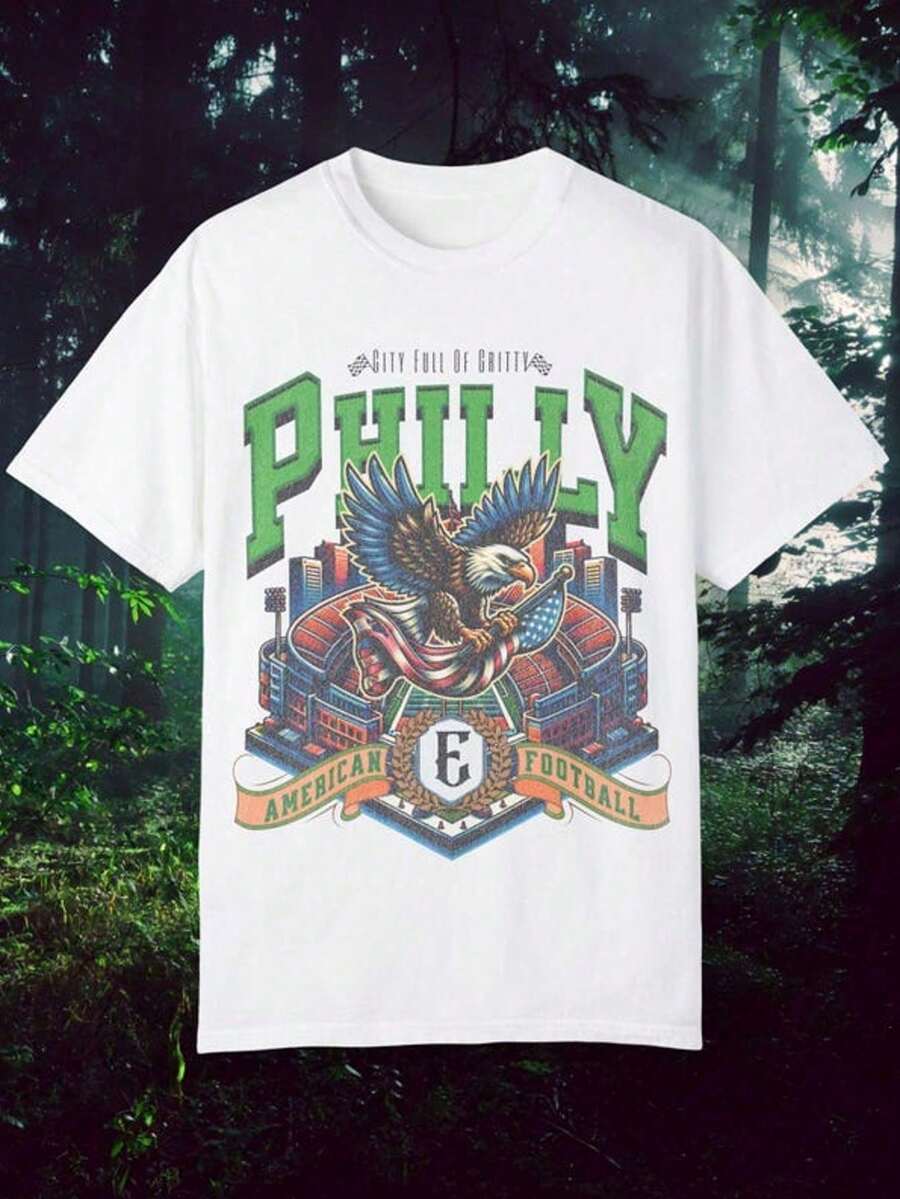 Vintage T-Shirt, Retro Loose-Fit T-Shirt - White 4 - View 1