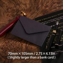 20/50pcs 10.5*7cm Vintage Square Mini Kraft Paper Envelopes - Ins Style Storage Envs For Small Cards Love Letters - A - View 14