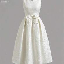 Women Long Dresses - Apricot - View 7