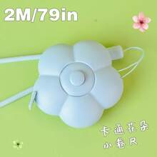 Cute Flower Petal Shaped Design With Smooth Matte Plastic Shell, Available In Multiple Pastel Colors, Lovely And Stylish For Daily Use. - Blue - View 2