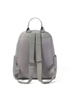 Fashionable Large Capacity Diaper Bag Backpack For Moms, Solid Color Baby Storage Bag - 6528 - View 10