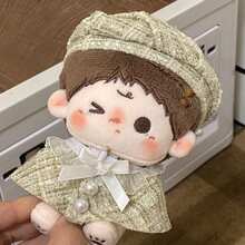 10/13cm 娃娃服裝套裝系列，娃娃穿搭服飾，套裝組，娃娃，絨毛玩具服裝，明星粉絲周邊娃娃服裝，派對贈品，生日禮物(不含娃娃) - 彩色 - 查看 4