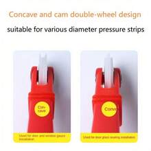 3pcs Window And Door Screen Replacement Roller Tool Set, Wooden Handle Metal Roller, Plastic Steel Window Strip Roller, Plastic Screen Roller, Complete Screen Installation Kit - Includes Replacement Tool, Tension Roller - Screen Window Removal Tools - View 5
