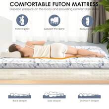 Futons - Tinta Wash White - View 5