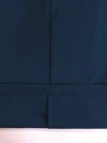 三件套加大码女式休闲纯色套装：外套/开衫 + 圆领无袖上衣 + 松紧腰直筒裤，柔软弹力面料，宽松版型，舒适通勤，春/秋/冬皆宜，优雅百搭。 - 淺藍色 - 查看 10