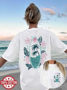 Women T-Shirts - White - View 1