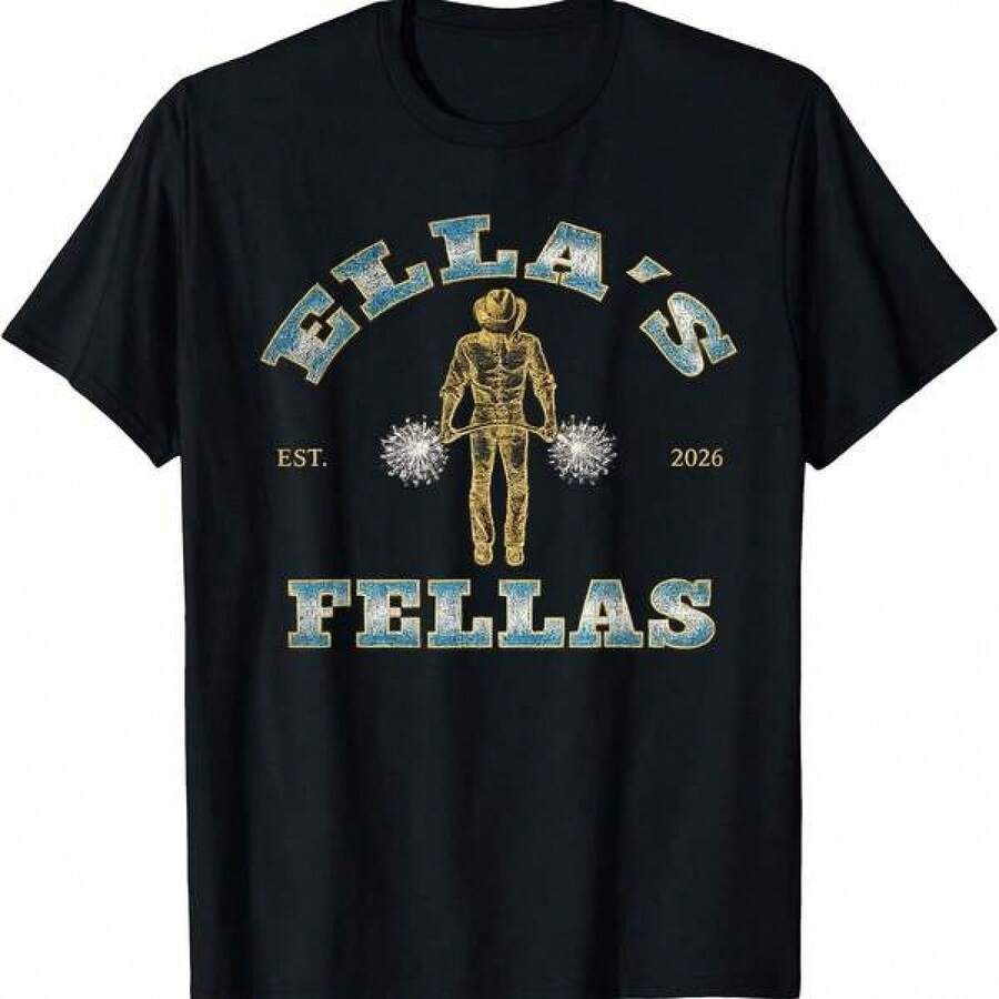 Original T-Shirt Fellas Ellas - 黑色 - 查看 1