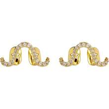 Grillz - Grillz para tus dientes, cubierta dental dorada, 2 piezas chapadas en oro de 14K con diamante Möbius para un solo diente, para hombres y mujeres - Glod2 - Ver 8