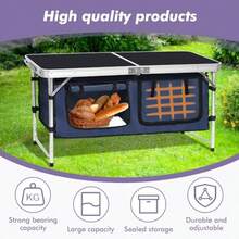 Picnic Folding Table And Chairs - Blackbig - View 5