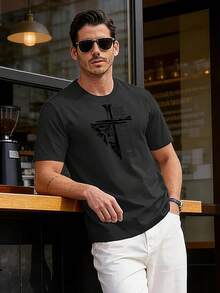 T-Shirts für Herren - Schwarz - Übersicht 3