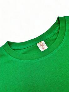 IMPALA T-Shirt Made Of 100% High-Quality Cotton, This T-Shirt Guarantees Exceptional Softness To The Touch, Round Neck With "Dad Special Edition Hero Emblem" Print And Short Sleeves - 綠色 - 查看 3