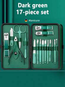 2-24pcs Nail Care Set, Nail Tool Set, Nail Care Kit, Nail Tools, Nail Clippers, Portable Travel Women's Gift - Multicolor - View 19