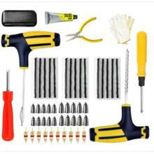 Universal Vacuum Tire Repair Kit - Car, Motorcycle, Bicycle, Truck Emergency Tire Patching - Portable Quick Repair - Tire Repair Tool Set - View 9
