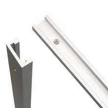 30 Type Woodworking Groove Guide Rail, Aluminum Alloy T-Shaped Guide Rail, T-Shaped Groove Oblique Joint Guide Rail Fixture, Suitable For Table Saws And Woodworking DIY Tools, Woodworking Workbench DIY Modification - T30 50cm - View 9