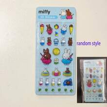 1pc Cute Rabbit 3D Crystal Embossed Sticker, INS Style Decorative Sticker, Perfect Easter Gift And Party Favor For Holiday And Daily Decoration - Multicolor - View 11