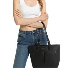 Michael Kors Jet Set Travel 系列純色女款單肩包 35F3GTVT8B 黑色 - 黑色35F3GTVT8B BLACK - 查看 2