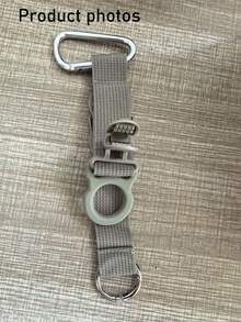 Adjustable Plastic Buckle And Lock Packing Strap, Multi-Functional Light Gray Nylon Material, For Securing Water Bottles And Jackets - Multicolor - View 9