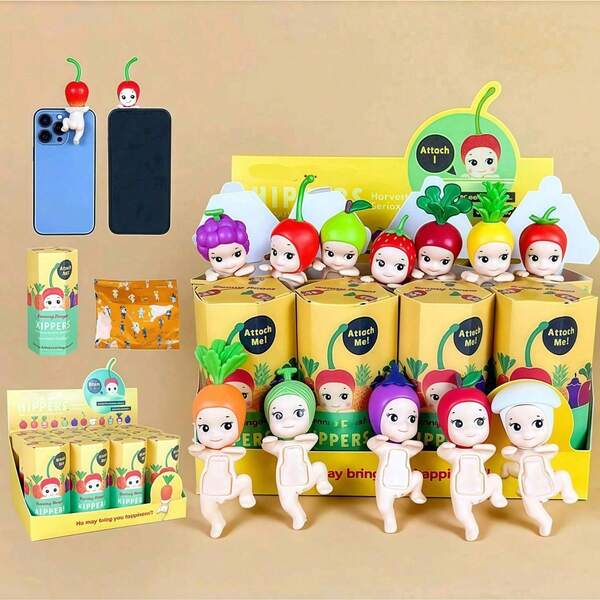 1/3/6/12pcs Sonnny Angel Blind Bag, Cute Sunny Angels Doll, No Blind Box, Sonny And Angel Surprise Blind Bag, For Son Y Angel Doll Lovers, And Car Computer Mobile Phone Decoration, Dresser Bedroom Office Creative Ornaments Birthday Holiday Party Gift