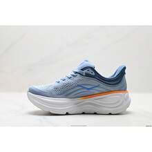 New Spring/Summer Bondi 9 Road Running Shoes, Breathable, Lightweight, Comfortable, Cushioned, Anti-Slip, All-Season, Unisex, Dark Blue - Dark Blue - View 9