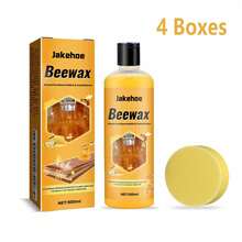 100ml/200ml+Sponge Wood Floor Brightening Cleaner Beeswax Furniture Polish Powerful Wood Conditioner Decontamination Agents For Wear-Resistant Practical Tiles Floor Scratch Repair Clean Tools - 黃色 - 查看 11