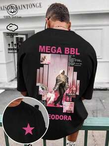 Women T-Shirts - Hitam - View 1
