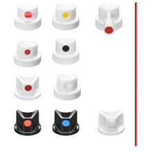 Universal Spray Paint Nozzle Tips Replacement Kit, 10 Assorted Caps For Spray Cans - For Precision Graffiti Art, Smooth Auto Touch-Up And DIY Projects - 10 Pack - View 1