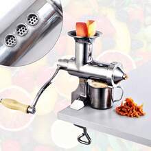 SanBouSi Stainless Steel Juicer Manual Juicer Tool Desktop Fruit & Vegetable Squeezer - Silver - View 5