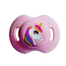 Silicone Pacifier With Soccer Ball Design And Fun Patterns, Baby Teething Toy, Silver-Free, Small Size. - Pink Football - View 11