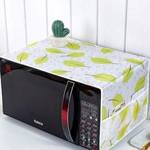 Funda antipolvo impermeable para refrigerador con bolsillos de almacenamiento laterales, protector para la parte superior del refrigerador, organizador de cocina - Ver 7