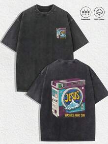 Gifts For Friends And Family. 100% Cotton T-Shirts With A Youthful And Modern Design, Graphic T-Shirts For Men, Graphic T-Shirts For Women, Happy Puppy, Back To School. - 白色 - 查看 1