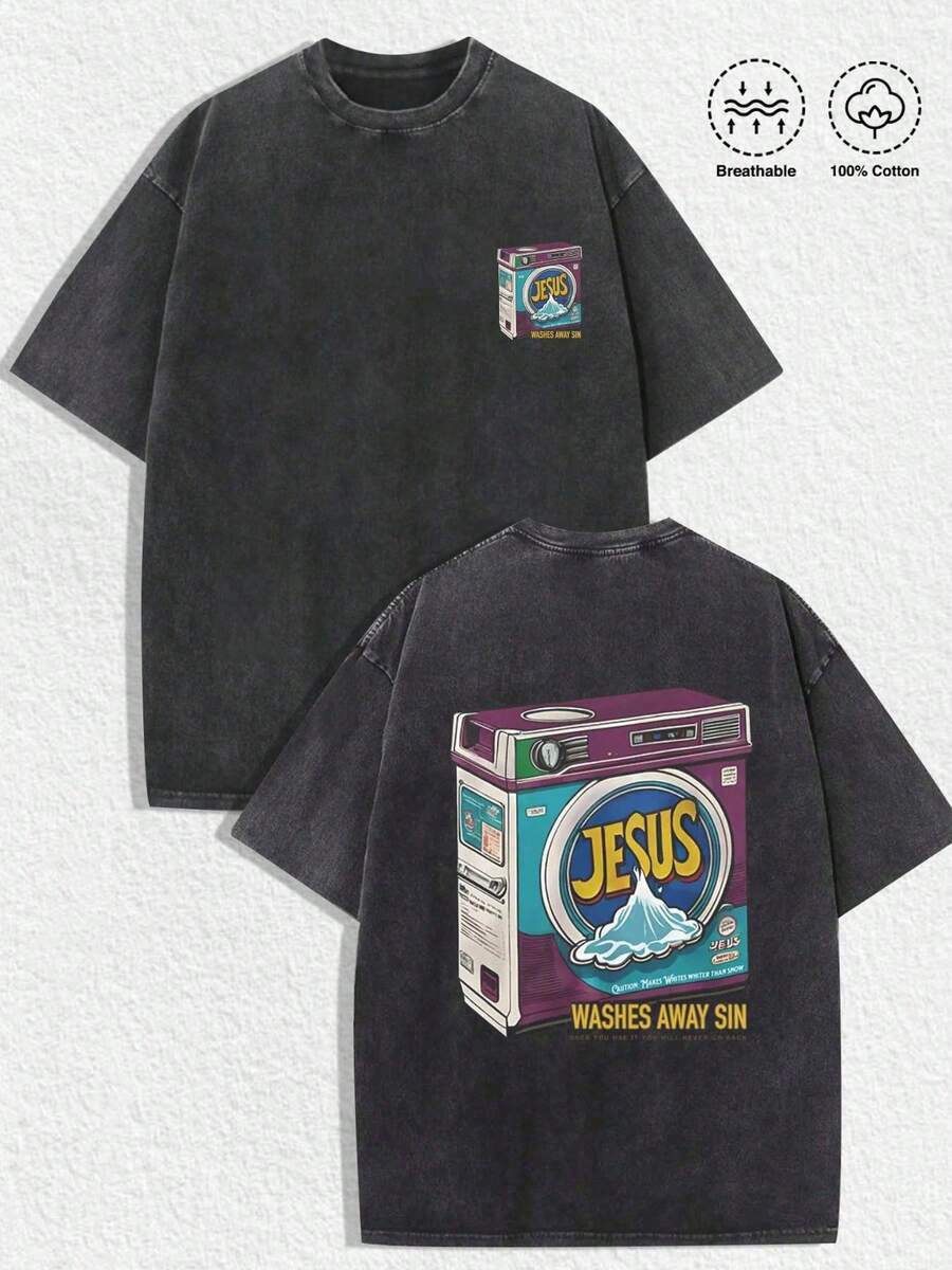 Gifts For Friends And Family. 100% Cotton T-Shirts With A Youthful And Modern Design, Graphic T-Shirts For Men, Graphic T-Shirts For Women, Happy Puppy, Back To School. - 白色 - 查看 1