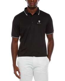 Ben Sherman Checker Rib Air Pique Sports Fit Polo Shirt - màu đen - Xem 2
