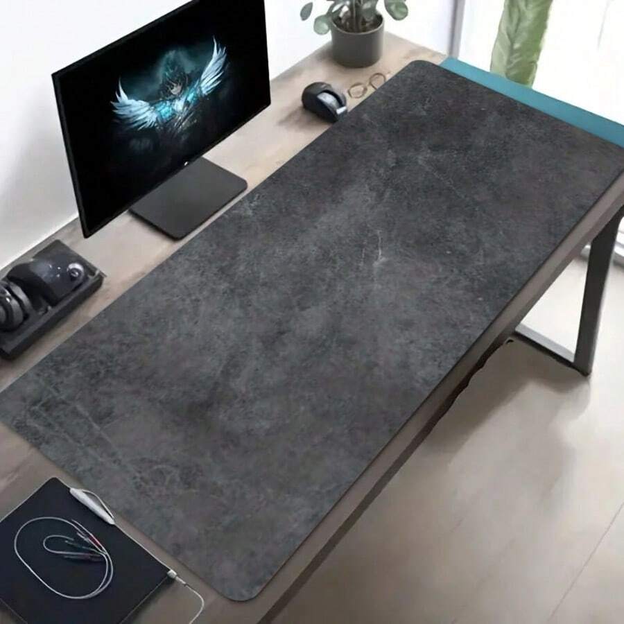 1 Non-Slip Mouse Pad (With Rubber Base). Available In Various Sizes-Features A Dark Gray Textured Surface; A Perfect Gift For Expressing Gratitude, Celebrating Holidays, Marking Birthdays, Or For Boxing Day. - Mouse Pad - View 1