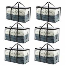 Clothes Storage Bags Large Zipper Moving Wardrobe Organizer Set - View 9
