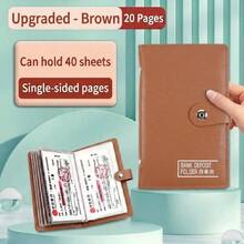 Card Holder Certificate Holder Check Organizer Cash Organizer Transparent Bill Holder Office Receipt Payment Book - A - View 15