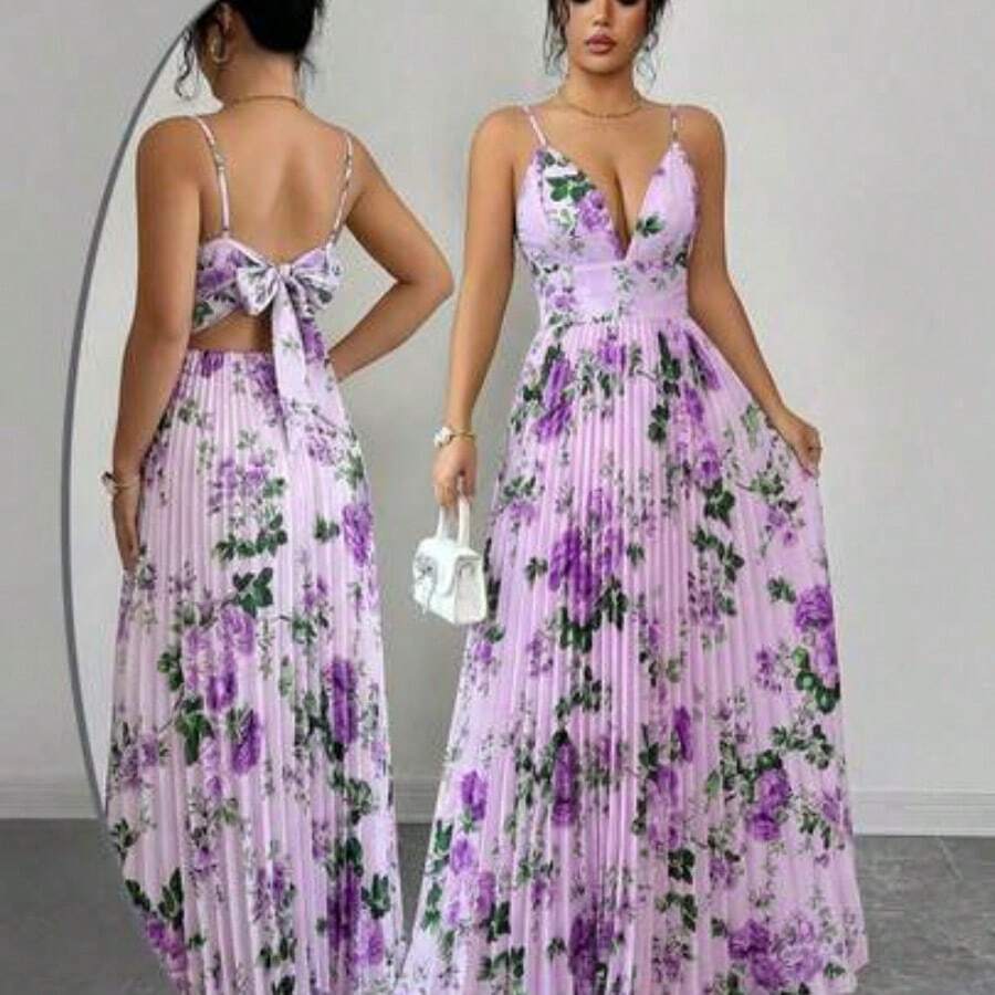 Women Midi Dresses - Multicolor - View 1