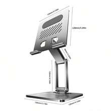 New Tablet Stand - Gold Rotating Desktop Stand, Supports , Multifunctional Adjustable Foldable Phone Holder, Universal - Multicolor - View 3