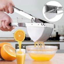 Heavy Duty Steel Potato Ricer Puree Masher Juicer Vegetable Fruit Press Maker UK - SU00104 - 查看 11