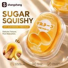 2026 New Arrival Soft Squishy Slow Rebound Squeeze Toy, Sugar Squishy, Super Moist Texture, Soft Squishy Toy For Classroom, Outdoor, Office Stress Relief, Ideal Desktop Decor, Classroom Prize, Party Favor And Holiday Gift! Effectively Relieve Anxiety, Easter Gift, Niche High-End Gift - Multicolor - View 3