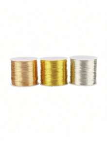 100m/Roll High Quality Stainless Steel Jewelry Wire, Non-Fading, Rust-Proof, High Color Fastness, Durable, Suitable For Bracelets, Necklaces DIY, Beading, Jewelry Rope, Handmade Weaving - A - View 9