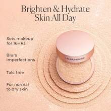 Laura Mercier 透明散粉 無滑石粉定妝粉 極致柔焦提亮 #Rose (適合淺至中膚色) 20g/0.7 Oz | 蜜桃粉色素提亮並校色 | 長效持妝 | 自然妝感 | 無滑石粉 | 幫助保濕與柔焦肌膚 | 控油 | 適合中性至乾性肌膚 | 節日禮盒 - Rose - 20g - 查看 4