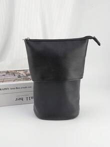 1 Portable Retractable Storage Bag, Large-Capacity Vertical Storage Bucket, Scope Of Application: Storage Of Pen Bags, Pen Containers, Cosmetic Brushes, And Storage Of Multifunctional Travel Brushes. - Multicolor - View 4
