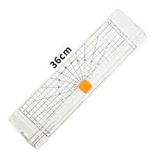 Cortador de papel pequeño, cortador antideslizante, adecuado para manualidades, cupones y corte de fotos, cortador apilable - Blanco - Ver 9