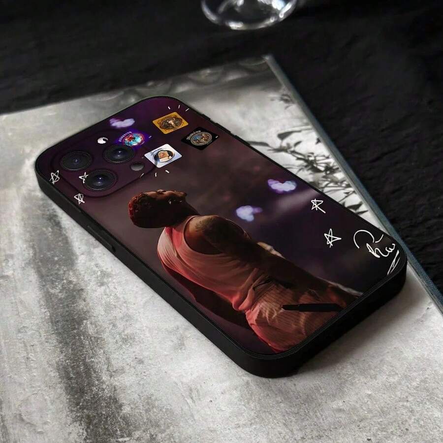 Singer R-Rauw Alejandro Phone Case For 16 15 11 13 14 Pro 8 Plus X Xr Xs 12mini, Black Cover - z9 - 查看 1