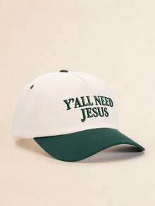 1頂刺繡NEED JESUS配色棒球帽，男女通用戶外防曬休閒帽，春夏旅行海邊度假遮陽帽 - 棒球帽 - 查看 25