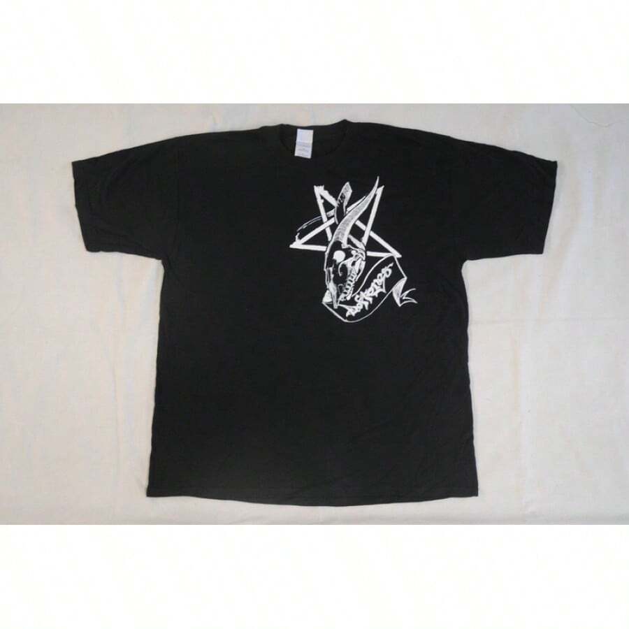 T-shirt d'été décontracté pour homme à col rond et manches courtes. T-shirt DEFTONES PENTAGRAM SKULL LOGO 2006 EUROPEAN TOUR, nouveau, officiel, rare du groupe, t-shirts d'été pour hommes, tenue d'été pour hommes, t-shirts pour femmes, chemisiers d'été pour femmes, t-shirt à manches courtes pour femmes, été, Y2k - 1 - Voir 1