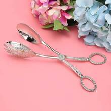 1pc Vintage Food Clip, Multifunctional Embossed Clip, Suitable For Bread, Salad, Cake, Buffet, BBQ, Home And Party Kitchen Tool - Multicolor - View 5