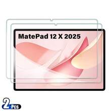 2 قطعة واقي شاشة زجاج مقسى 9H متوافق مع هواوي MatePad Mini و MatePad 11.5 و MatePad 12 X و MatePad 11.5S 2025، مضاد للخدش فائق الوضوح عالي الدقة سهل التركيب متوافق مع تصاميم أغطية حماية متعددة مضاد للخدش مضاد للسقوط - شفاف - مشاهدة 5